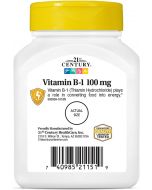 21st Century Vitamin B-1 100 Mg, 60 Tablets